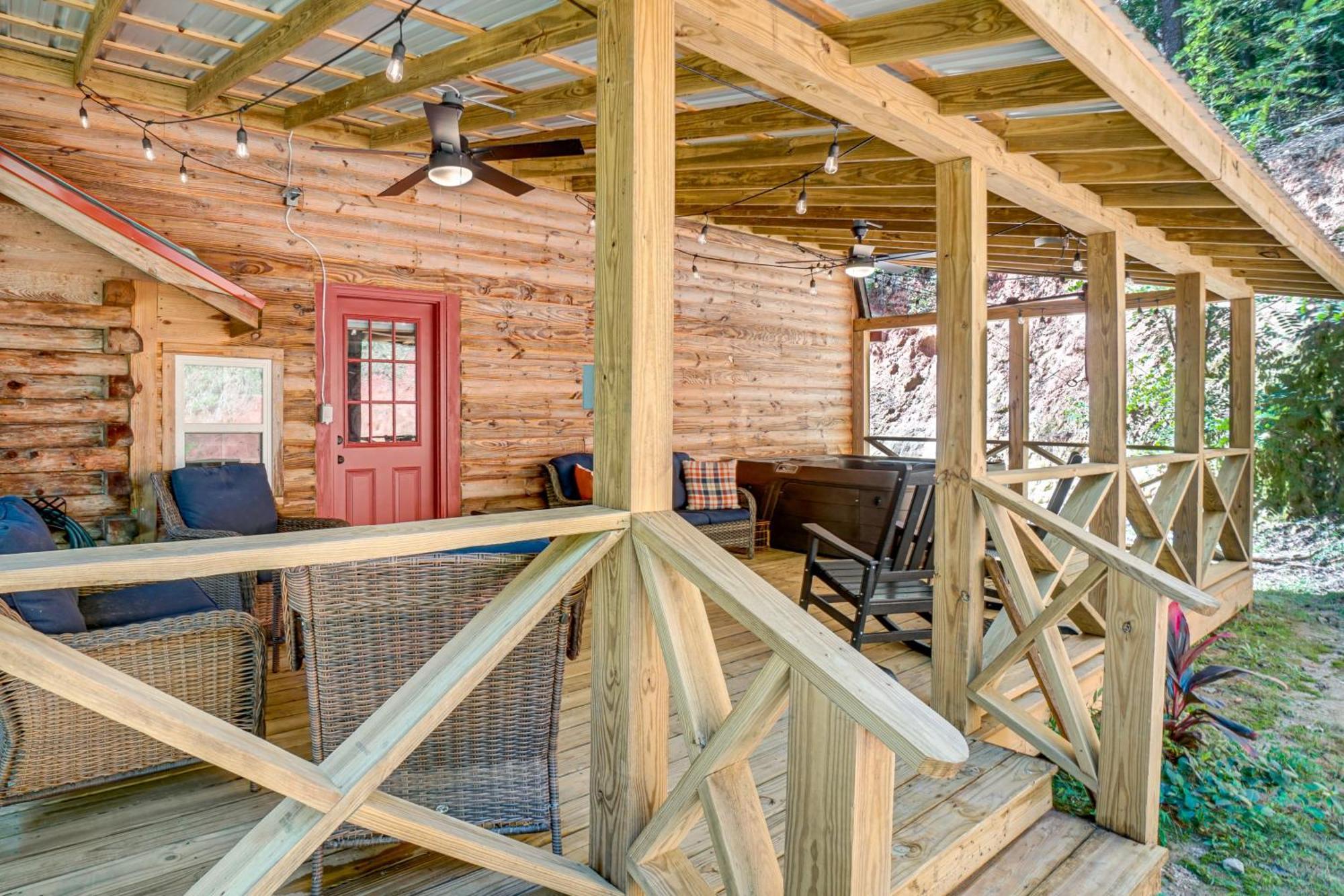 North Georgia Mtn Escape With Hot Tub And Games! Villa Sautee Nacoochee Buitenkant foto