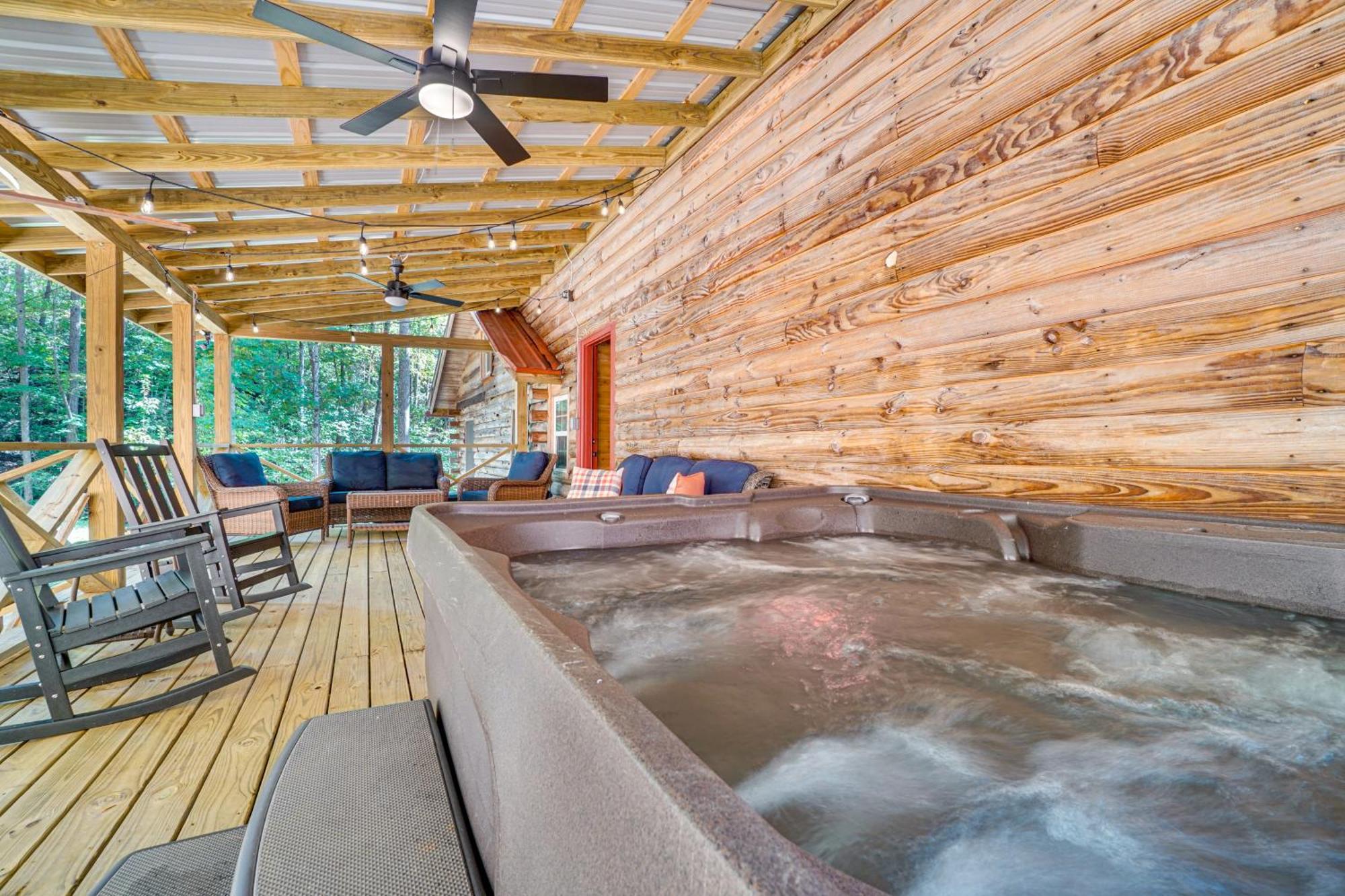 North Georgia Mtn Escape With Hot Tub And Games! Villa Sautee Nacoochee Buitenkant foto